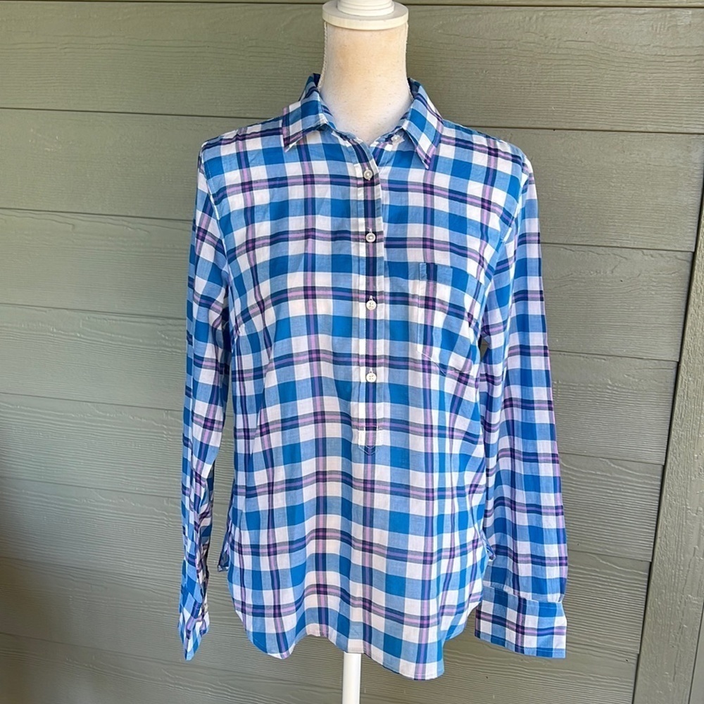 J. Crew Classic Fit Popover Shirt